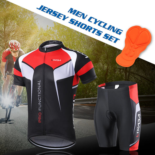 Quick Dry Short Sleeve Jersey + Padded Shorts