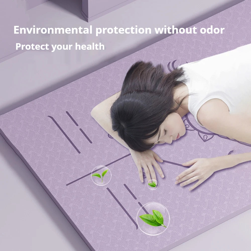Yoga Mat Anti Slip Fitness Shock Resistance