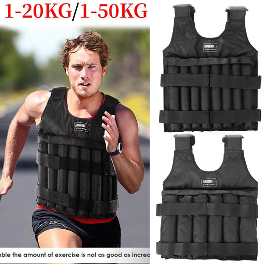 Durable Loading Weighted Vest 50kg Adjustable Weight