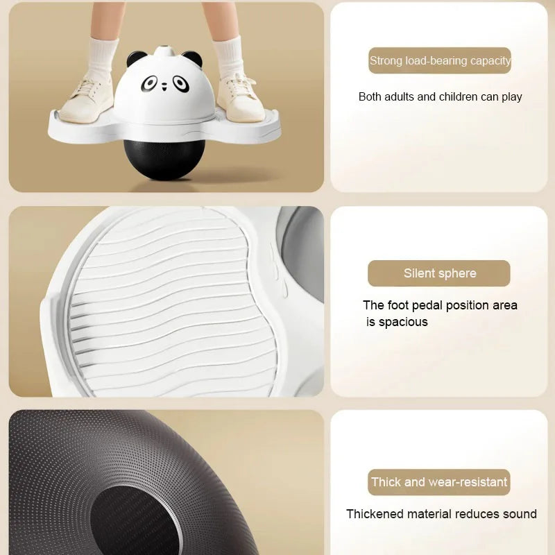 LED illuminated bouncing ball balance and coordination