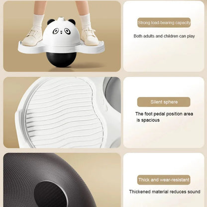 LED illuminated bouncing ball balance and coordination