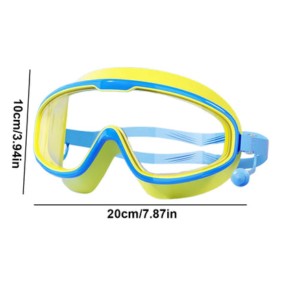 Kids Swim Goggles HD with Earplugs UV Protection
