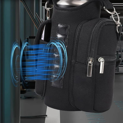 Magnetic Gym Bag Crossbody Water Bottle Pouch