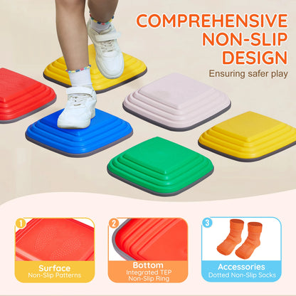 10PCS Balance Training Stepping Stones Toddlers Sensory Coordination