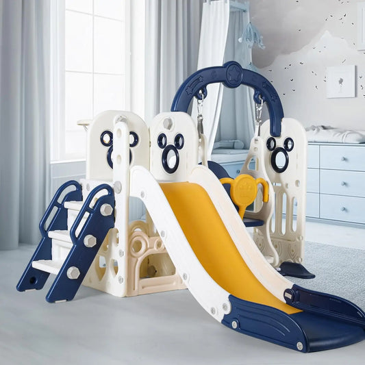 6 in 1 Swing Slide for Kids, Slide Climber for Toddler