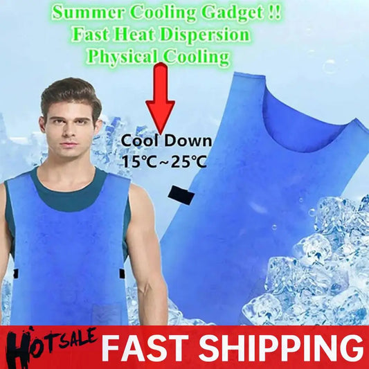 Cooling Vest Heatstroke Prevention No Refrigeration Required