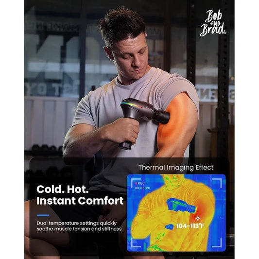 Massage Gun with Heat and Cold Percussion