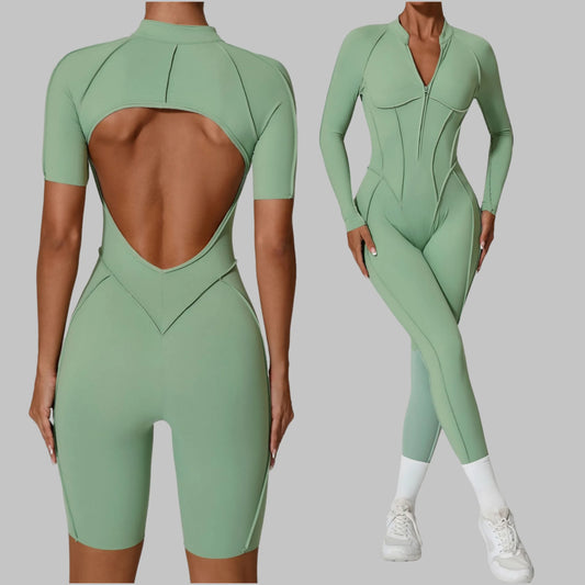 New Seamless Jumpsuits Sports Fitness Hip-lifting