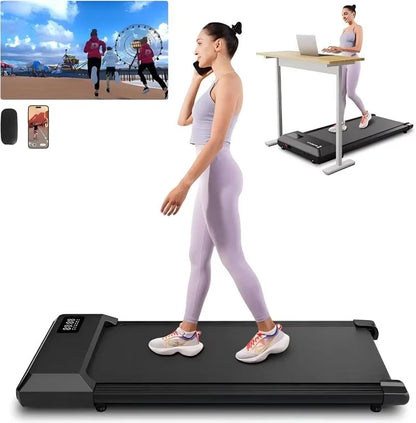 Superun  2-in-1 Home/Office 2.5 HP Walking Treadmill