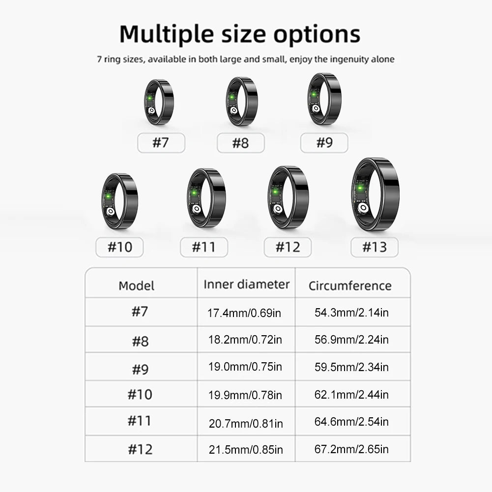 SR09 Smart Ring Health Tracker Bluetooth-Compatible 5.1