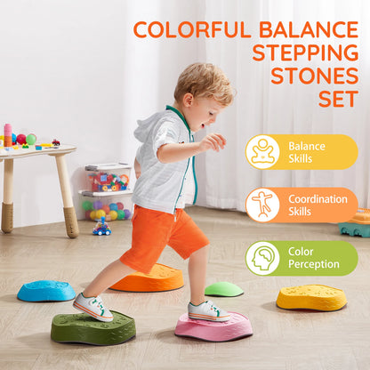 5/6 PCS Balance Stepping Stones Training Sensorial Social Games