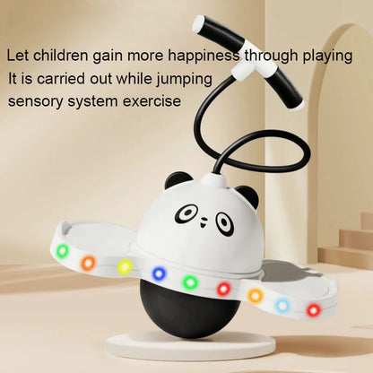 LED illuminated bouncing ball balance and coordination