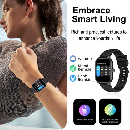 Multifunctional smart watch, wireless call/dial, message reminder