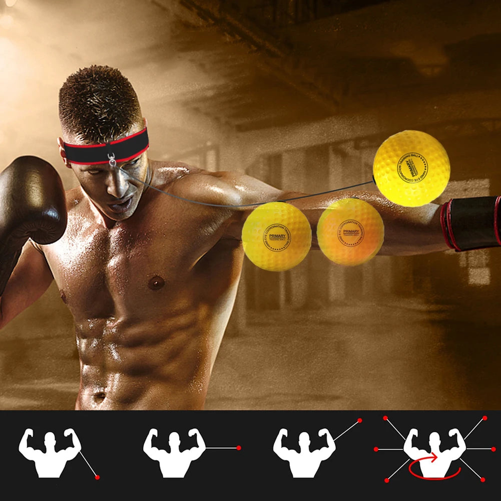 Boxing Training Ball Gear with Adjustable Headband