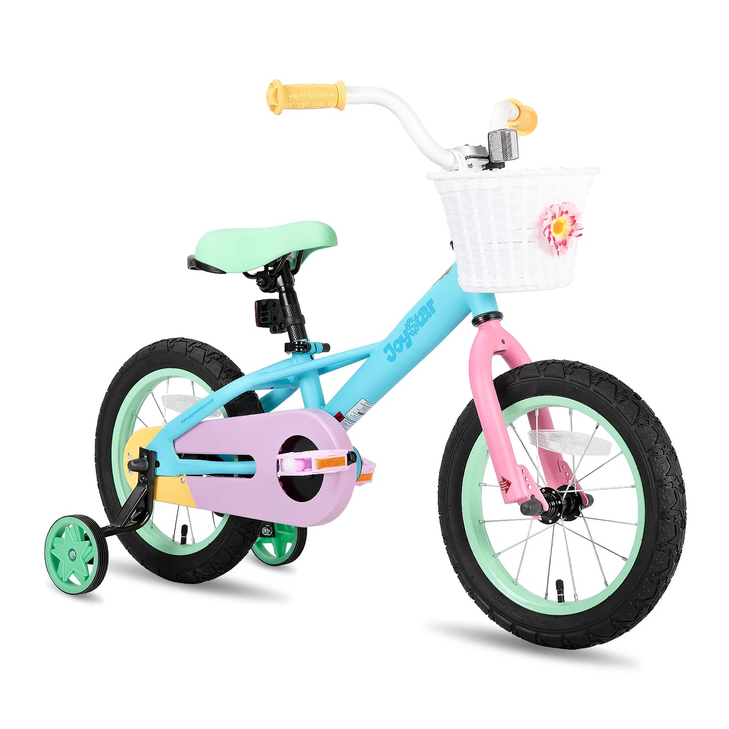 JOYSTAR 12 14 16 Inch Kids Bike 33-53 Inch, Bike with Training Wheels