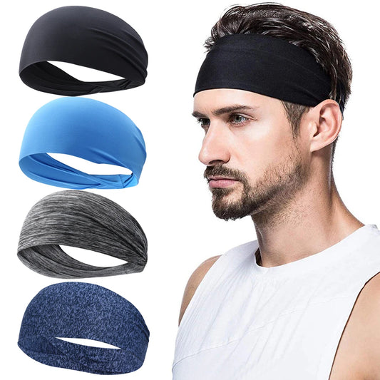 Ultra-Thin Unisex Elastic Headband Sweat Absorption Breathable