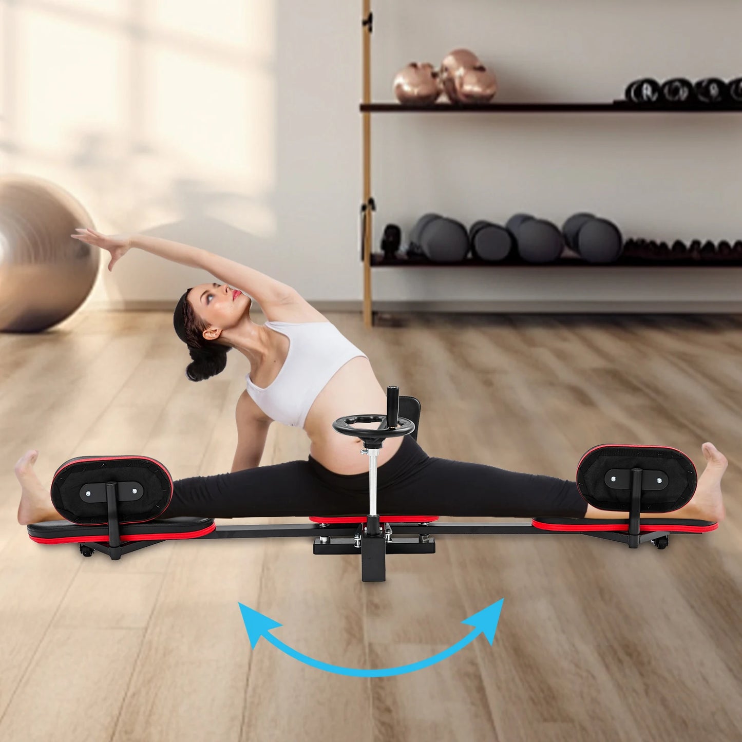 Leg Stretcher, 180° Adjustable Fitness Trainer, Load-Bearing 120kg