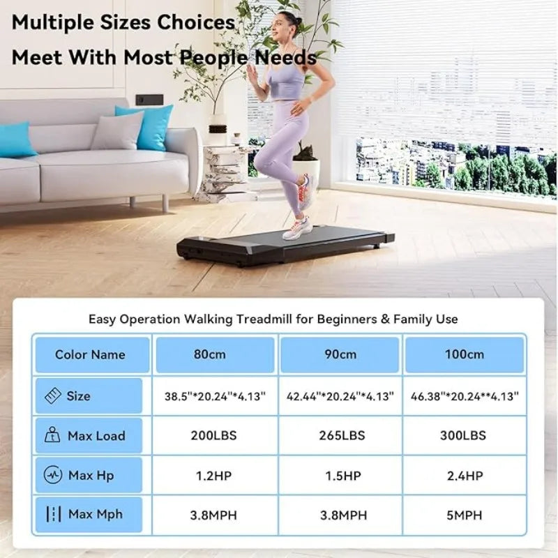 Superun  2-in-1 Home/Office 2.5 HP Walking Treadmill
