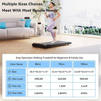 Superun  2-in-1 Home/Office 2.5 HP Walking Treadmill